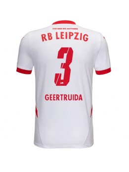 Muži Futbalové oblečenie RB Leipzig Lutsharel Geertruida #3 2024-25 Krátky Rukáv - Domáci